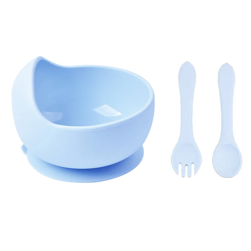 Set de Vajilla plato hondo de Silicona 3 piezas | ¡Adiós a los Platos Voladores!