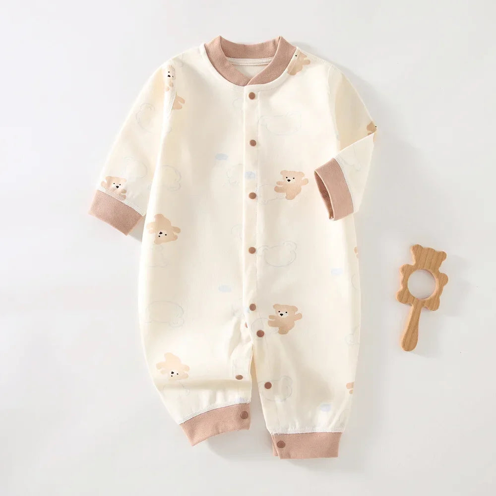 Mameluco Básico de Algodón estilo "Lounge" (0-24M)