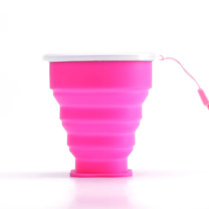 Taza Plegable de Silicona 200ml con Tapa | Snack & Go Anti-Derrames