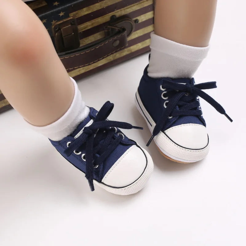 Zapatos de Lona para Bebé: Primeros Pasos (0-18M)