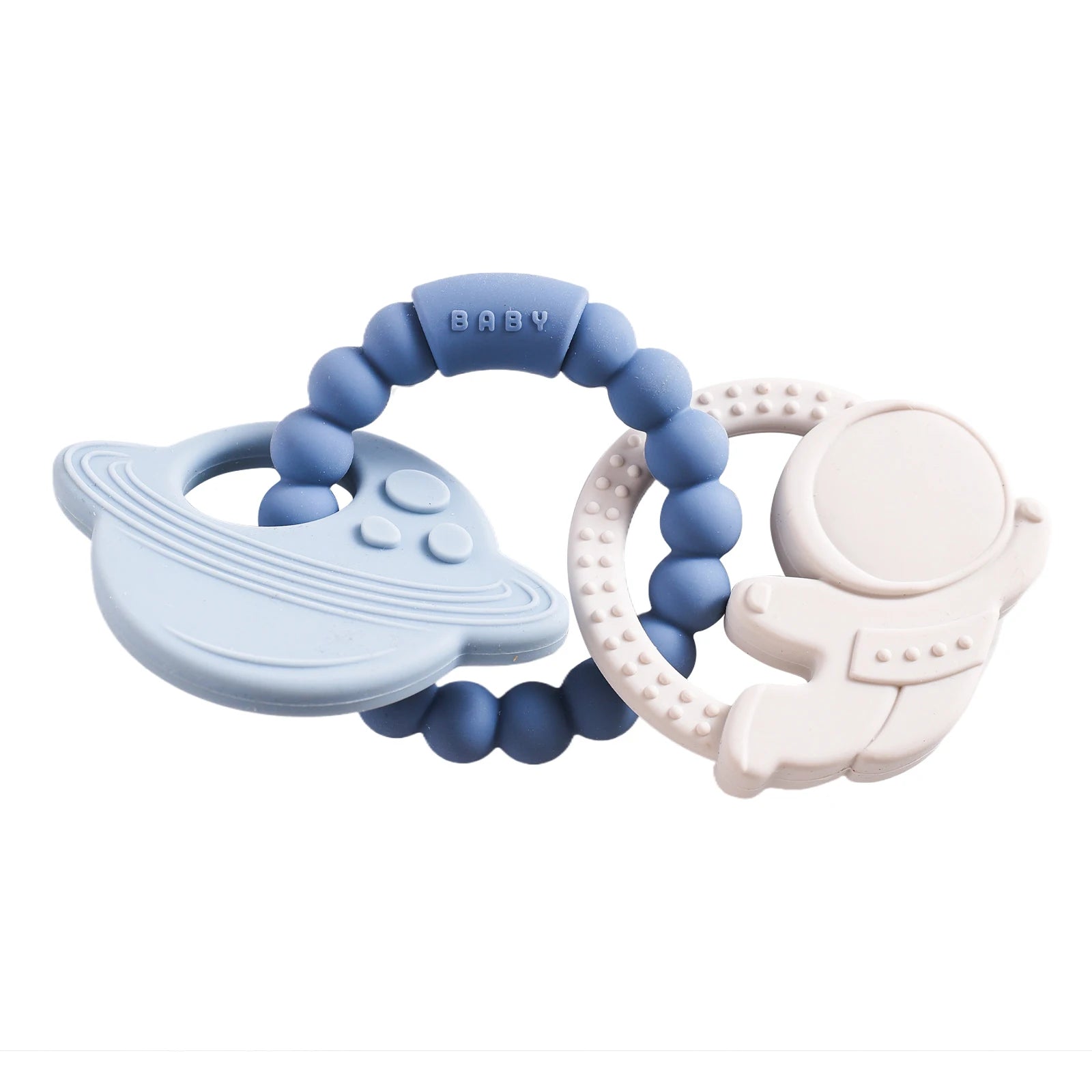 Pulsera Mordedora de Silicona (Doble Anillo) | Alivio Inmediato de la Dentición