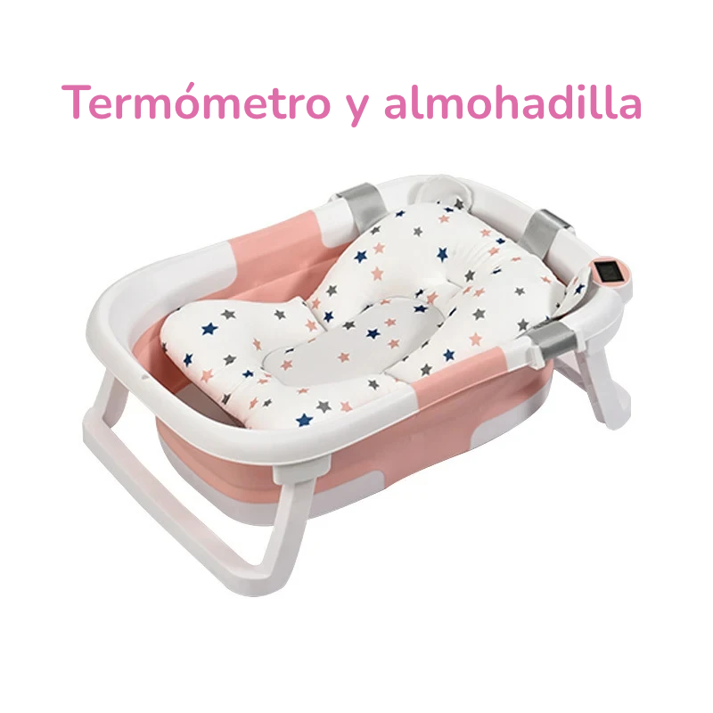 Bañera Plegable Termosensible Inteligente: Seguridad y Comodidad para el Baño del Bebé