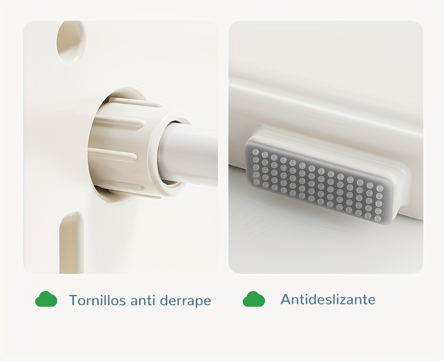 Estantería de Almacenamiento Extragrande de 4 Niveles con Diseño de Nubes