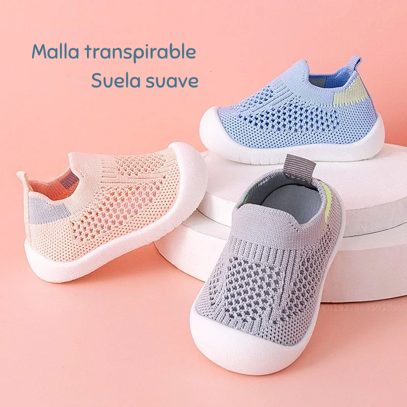 Zapatos de Punto Transpirable | Sin Cordones, Máximo Confort