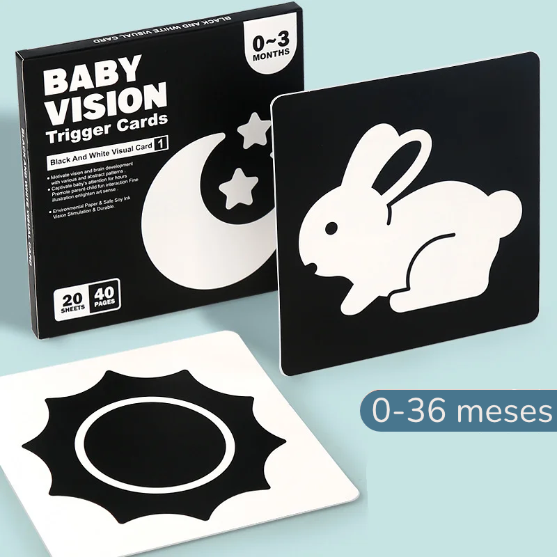Tarjetas de Alto Contraste |  Método Montessori