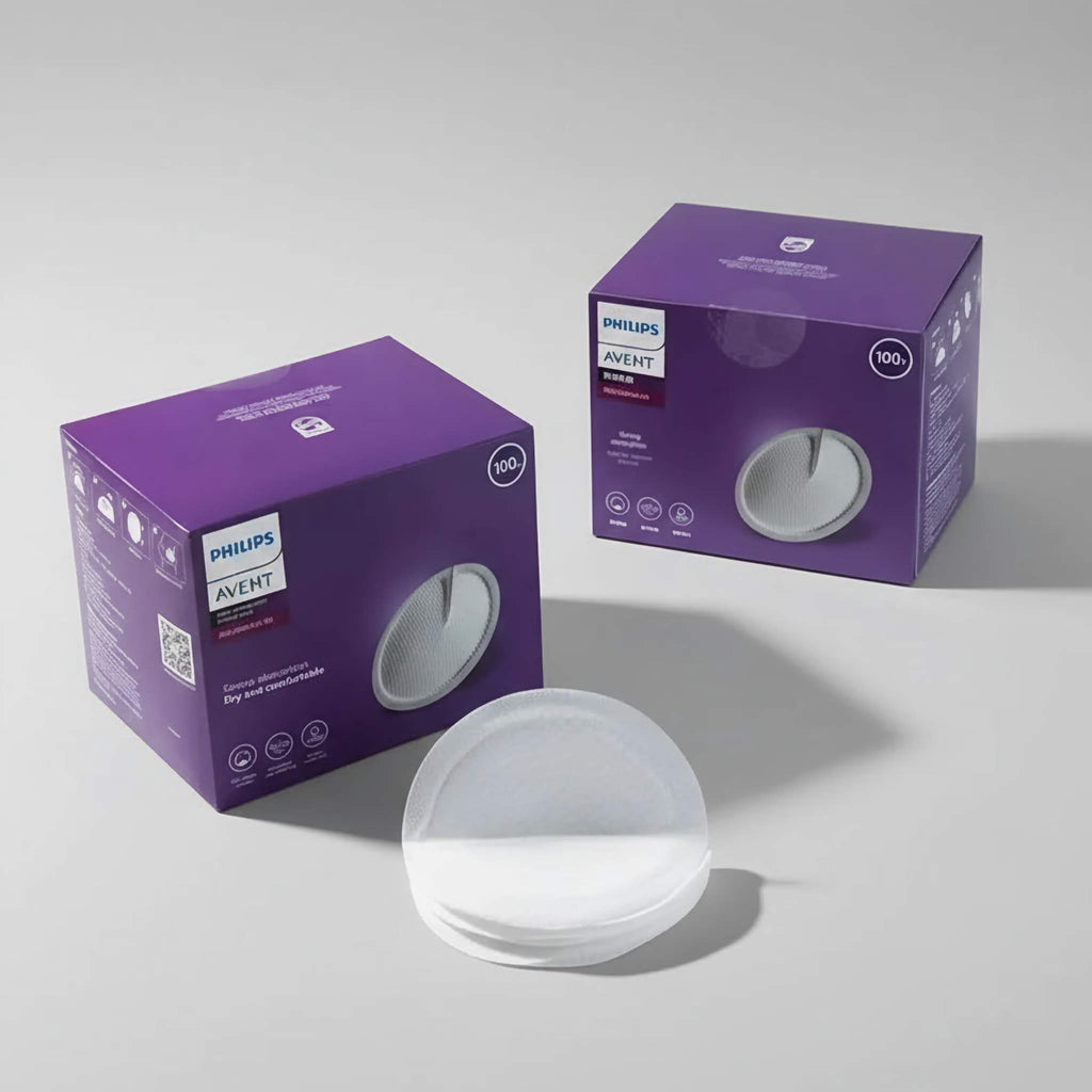 100 pzas Almohadilla de Lactancia Desechable Philips Avent | Algodón Suave, Fina y Antidesbordamiento